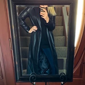 SEXY Leather trench coat!
